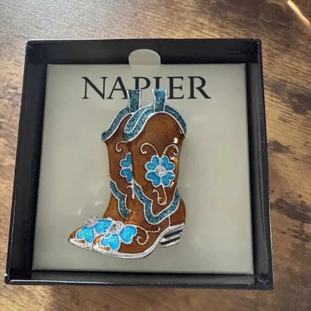 Napier Cowboy Boot Pin